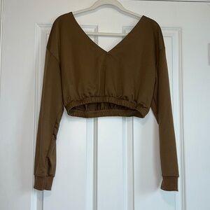 Long Sleeve Crop Top